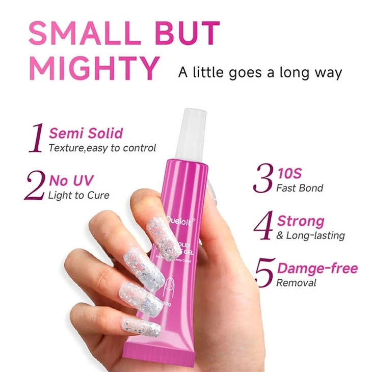 Fast Drying Semi Solid Gel Nail Glue best