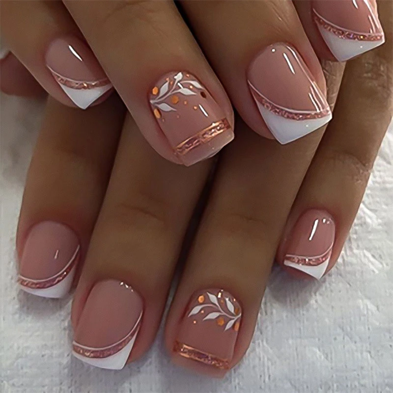 French Short Square Press On Nails