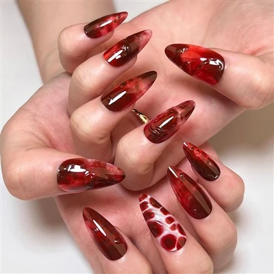 Halloween Nails Bloody