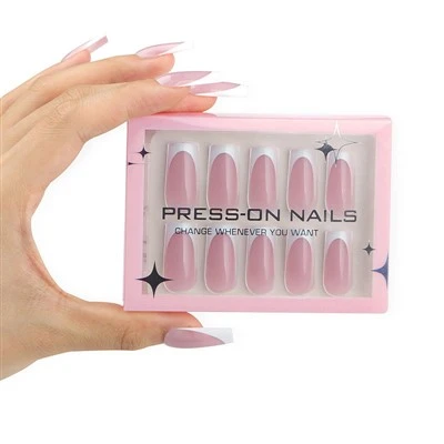 Soft Pink Jelly Gloss Press On Nails