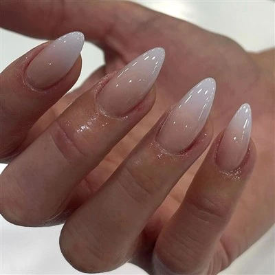 White French Ombre Press On Nails